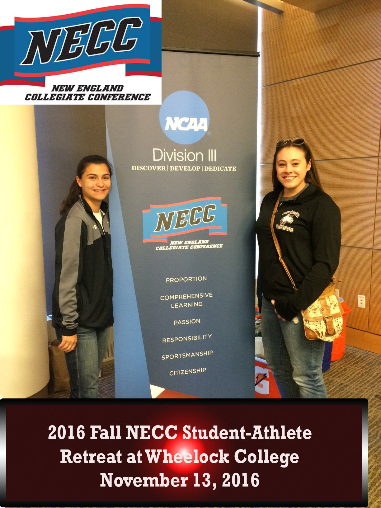 Fall 2016 NECC Student-athlete Retreat at Wheelock College