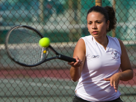 Bay Path College Sinks the Mariners 8-1 in NECC Women's Tennis Action.