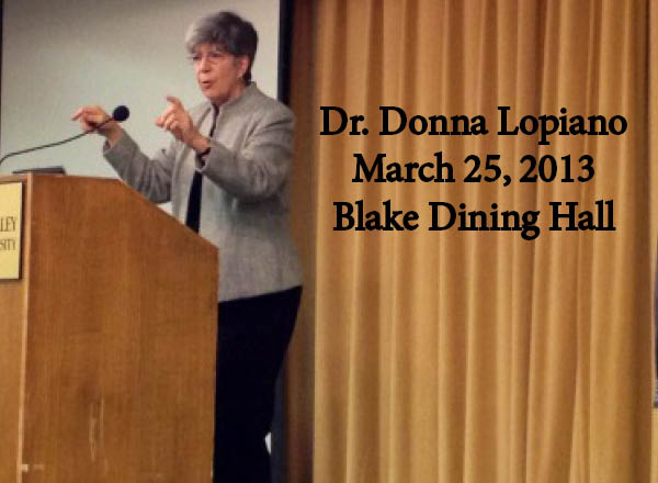 Dr. Lopiano to Speak on Gender Equity