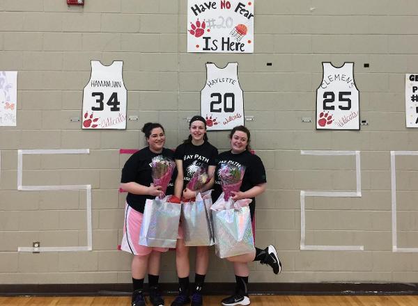 Bay Path Honors Three Seniors in Final Home Pink Out Game